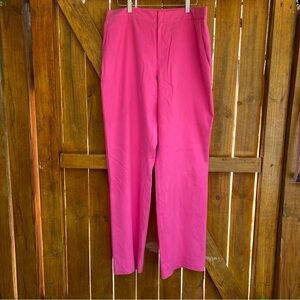 Ralph Lauren Silk Pink Trousers Classic Tailored Design